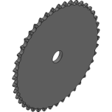 04b-1 (6 x 2,8 mm) - Plate wheels for simplex chain (DIN 8187 - ISO/R 606)