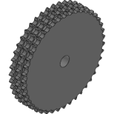 10B-3 (15,875 x 9,65 mm) - Kettenradscheiben für Triplex Rollenkette  (DIN 8187 - ISO/R 606)