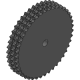 12B-3 (19,05 x 11,68 mm) - Plate wheels for triplex chain (DIN 8187 - ISO/R 606)