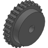 08B-2 (12,7 x 7,75 mm) - Sprockets for duplex, chain to: DIN 8187 - ISO/R 606