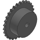 06B-1 (9,525 x 5,72 mm) - Kettenräder mit einseitiger Nabe für Simplex - Rollenkette nach: DIN 8187 - ISO/R 606