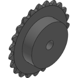 083-1/084-1 (12,7 x 4,88 mm) - Kettenräder mit einseitiger Nabe für Simplex - Rollenkette nach: DIN 8187 - ISO/R 606
