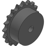 08B-1 (12,7 x 7,75 mm) - Simplex sprockets in stainless-steel 304 L (DIN 8187 - ISO/R 606)
