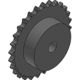 10B-1 (15,875 x 9,65 mm) - Sprockets for simplex, chain to: DIN 8187 - ISO/R 606