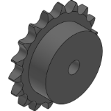 12B-1 (19,05 x 11,68 mm) - Simplex sprockets in stainless-steel 304 L (DIN 8187 - ISO/R 606)