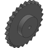 28B-1 (44,45 x 30,99 mm) - Kettenräder mit einseitiger Nabe für Simplex - Rollenkette nach: DIN 8187 - ISO/R 606
