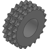 10B-3 (15,875 x 9,65 mm) - Kettenräder für Taper-Spannbuchsen (DIN 8187 ISO/R 606)