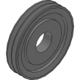 SPA Type - V-belt pulleys for locking devices